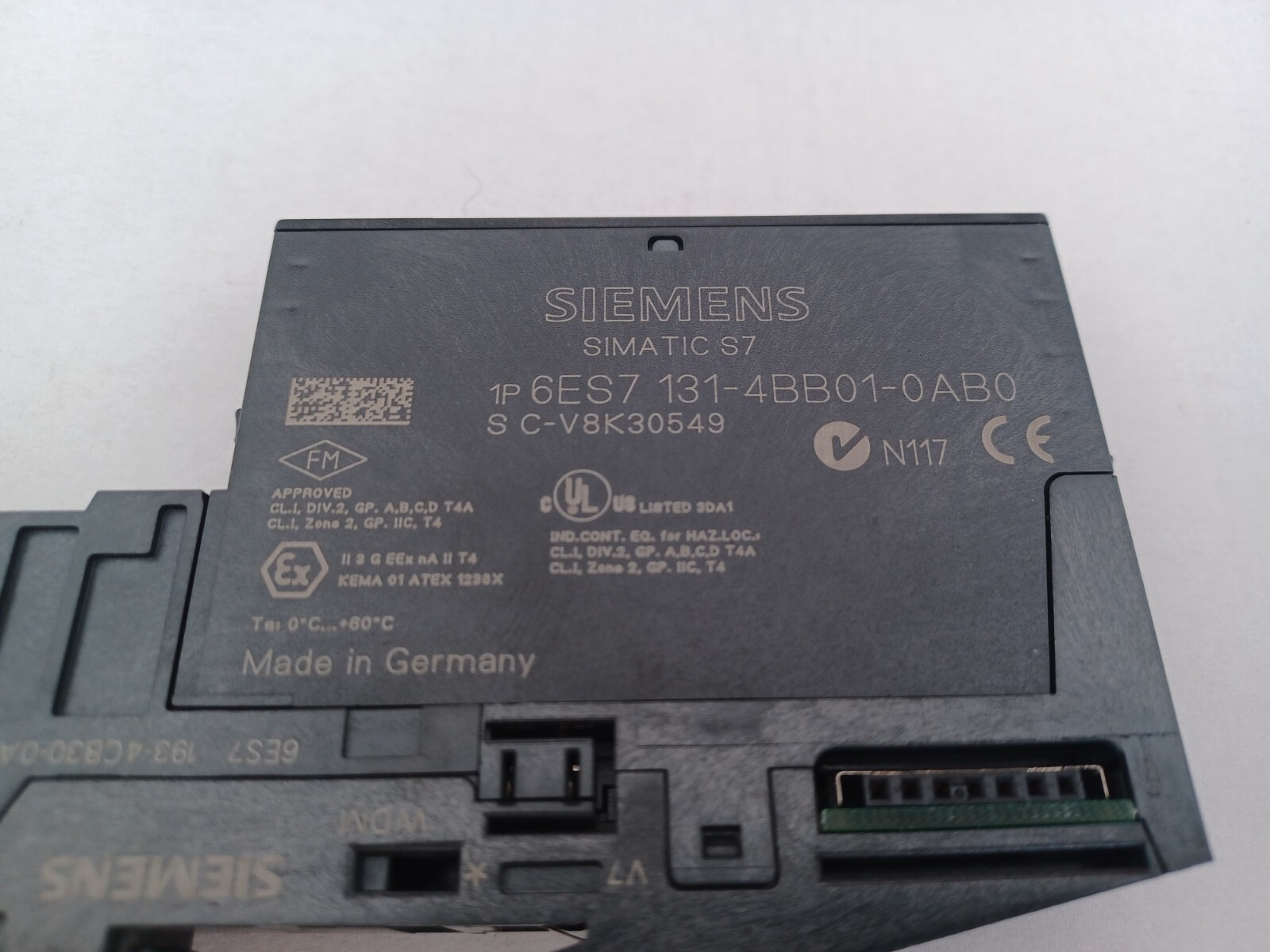 Siemens Simatic 2 DI DC 24V ET200S 6ES7131-4BB01-0AB0 + 6ES7193-4CB30-0AA0