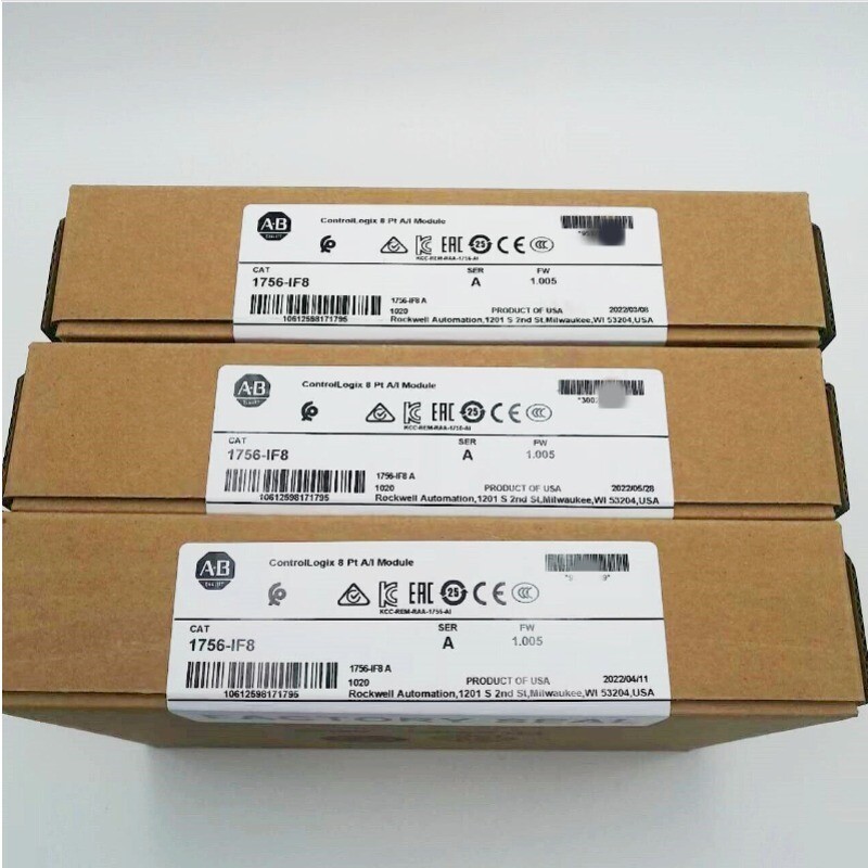 NEW AB 1756-IF8 ControlLogix Analog Input Module Current/Voltage US Free Tax