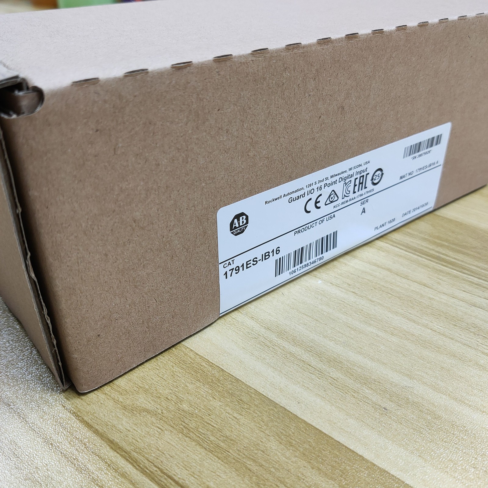 AB 1791ES-IB16 /A Ethernet IP CompactBlock Input Module New Factory Sealed