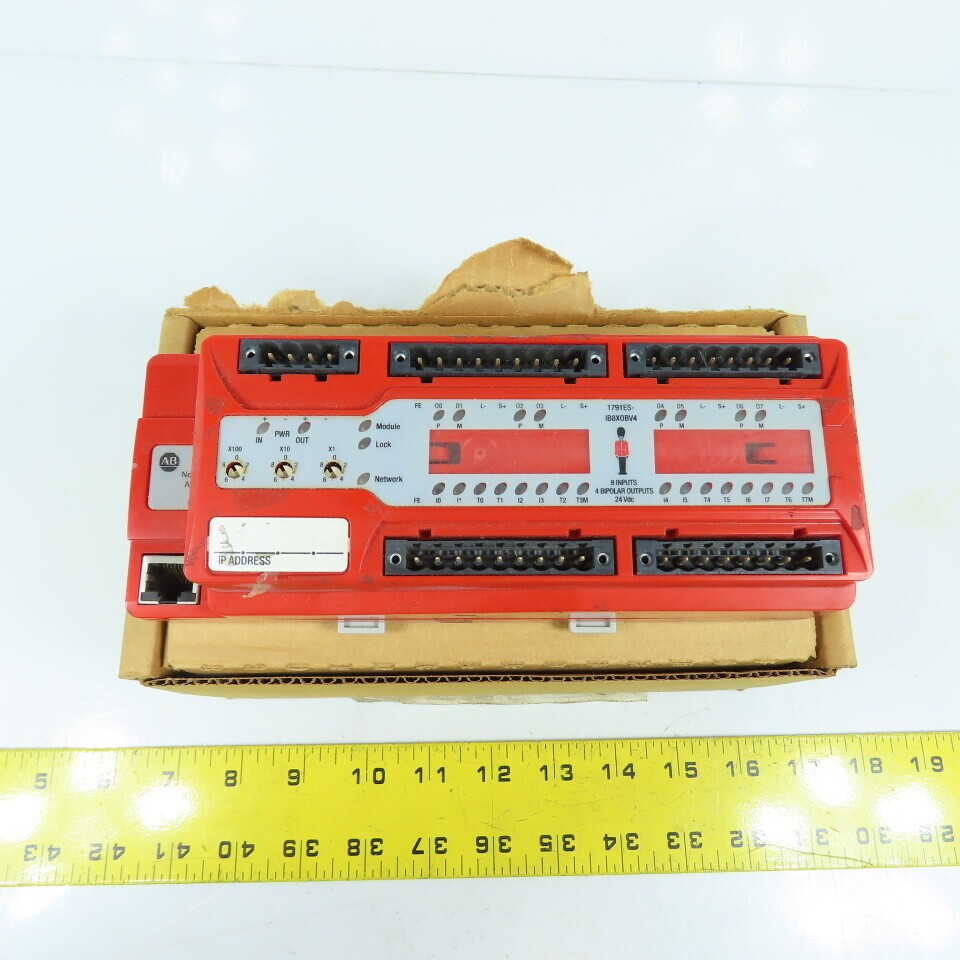 Allen Bradley 1791-ES-IB8XOBV4 Ser A Guard I/O 16-Point Digital I/O Module