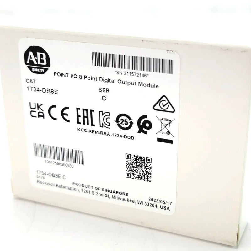 Allen Bradley 1734-OB8E Output Module Ser C 8 POINT 24VDC 8-Ch NEW 12/54box/snps