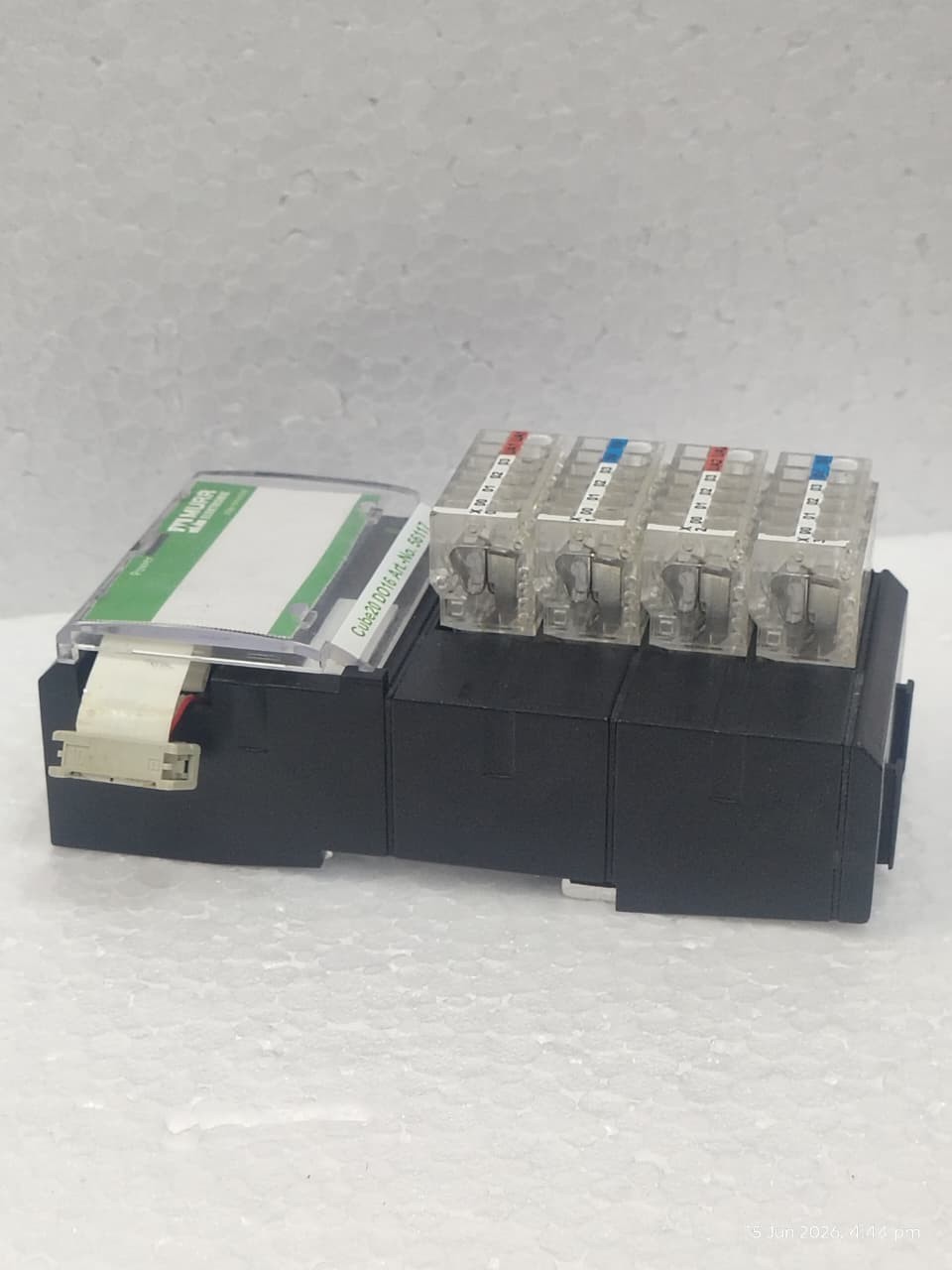 Used Murr Elektronik 56117 Cube20 DO16 Digital Output Module DIN Mount Free Ship