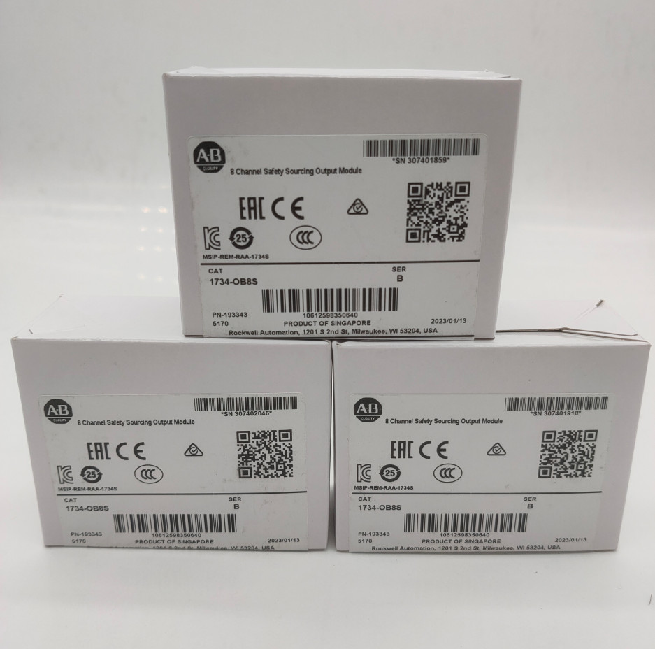 2022 AB 1734-OB8S Safety Sourcing Output Module 1734OB8S
