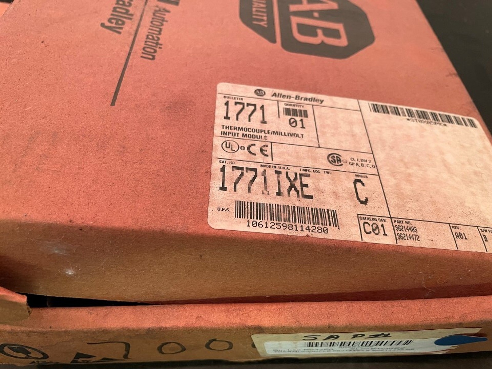 ALLEN-BRADLEY 1771-IXE SER C INPUT MODULE