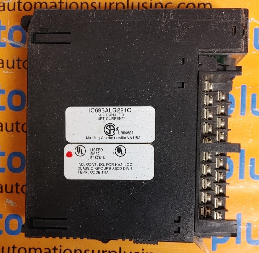 GE FANUC IC693ALG221C ANALOG INPUT MODULE WOW!!