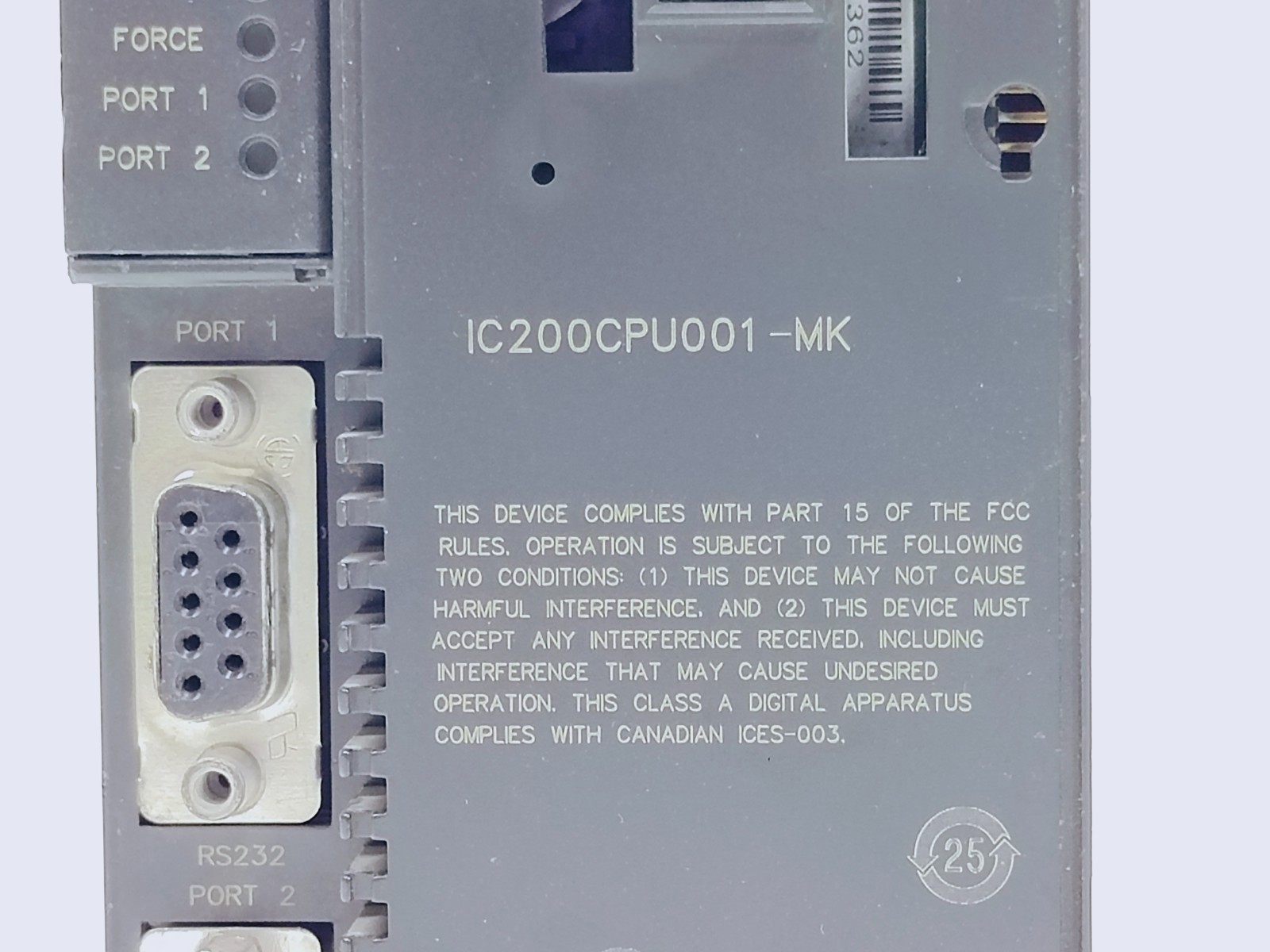 GE Fanuc IC200CPU001-MK PLC CPU Module (FREE SHIPPING)