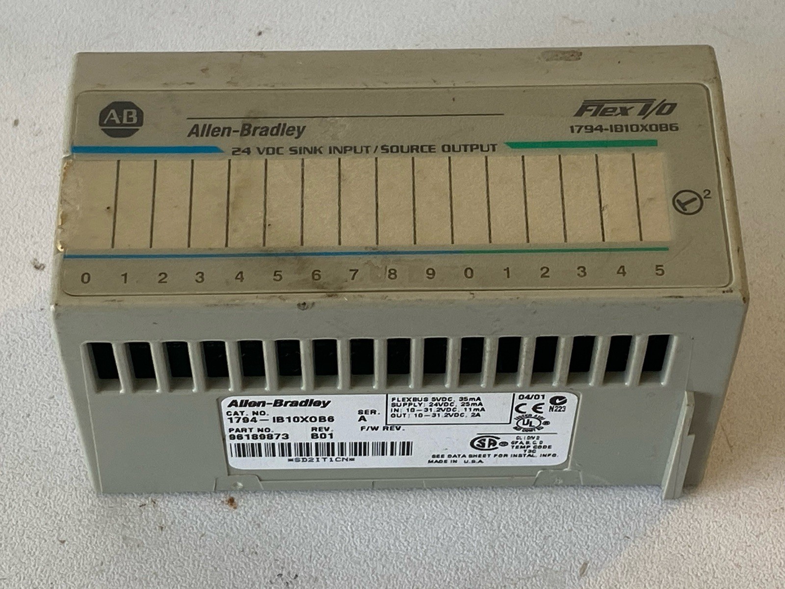 Allen-Bradley 1794-IB10XOB6 Digital I/O Module