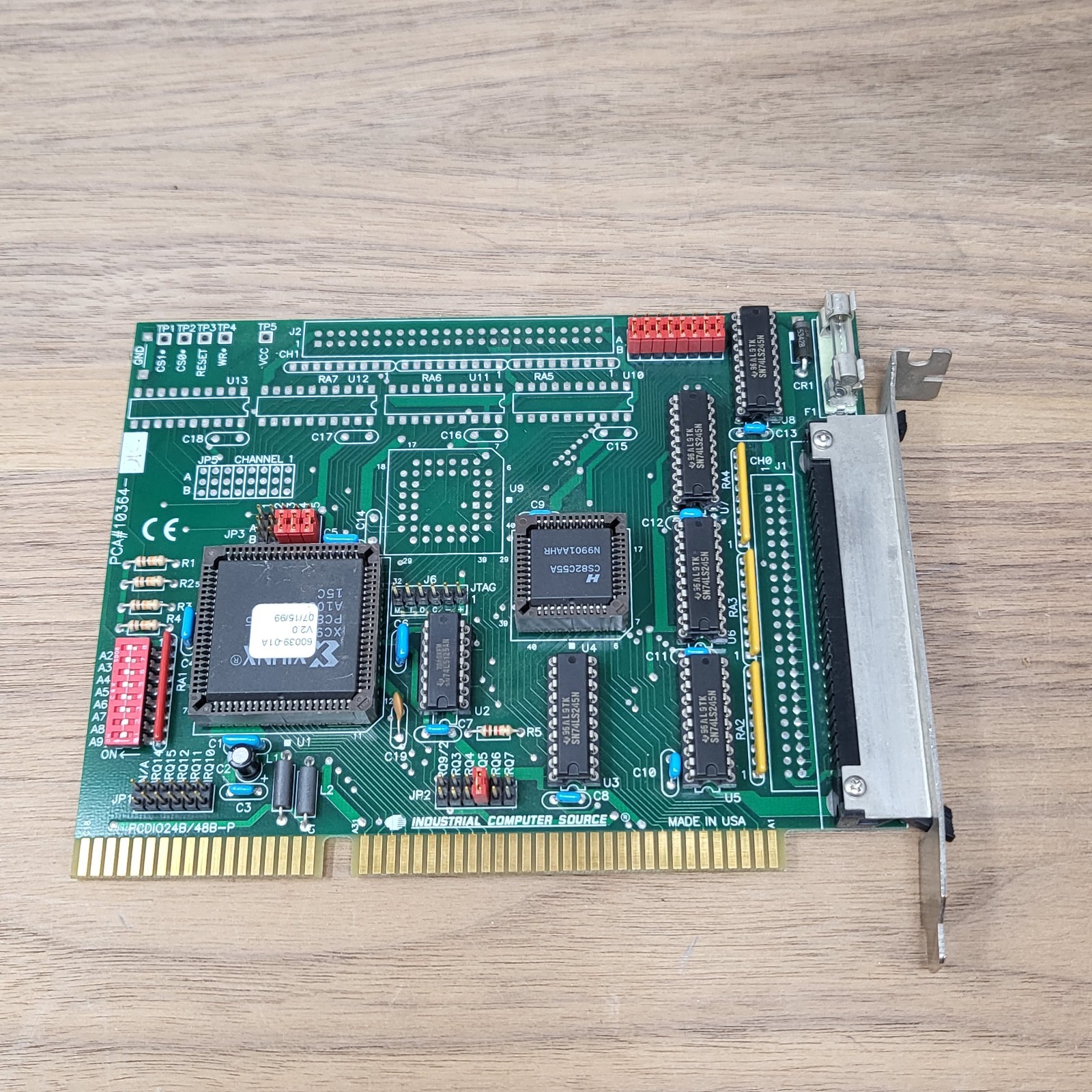 Industrial Computer Source PCDIO24B/48B-P ISA Digital I/O Interface Card PLC