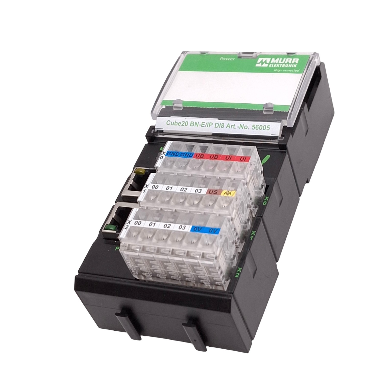 Murrelektronik 56005 Cube20 BN-E/IP DI8 Bus Node, Ethernet-IP, 8-Input, 24VDC