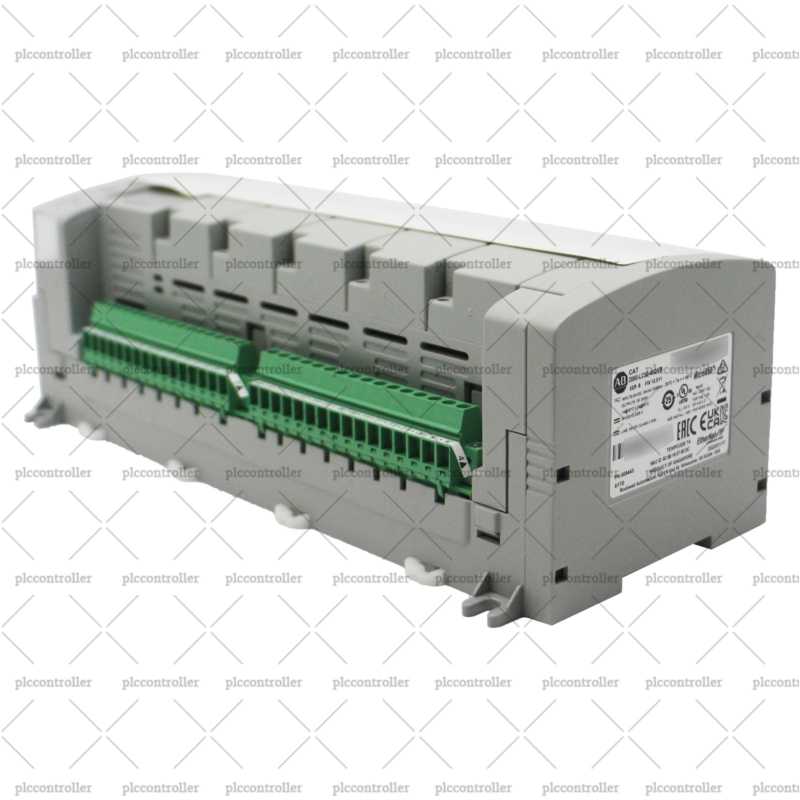 New Allen Bradley 2080-LC50-48QVB Micro850 I/O EtherNet/IP Controller