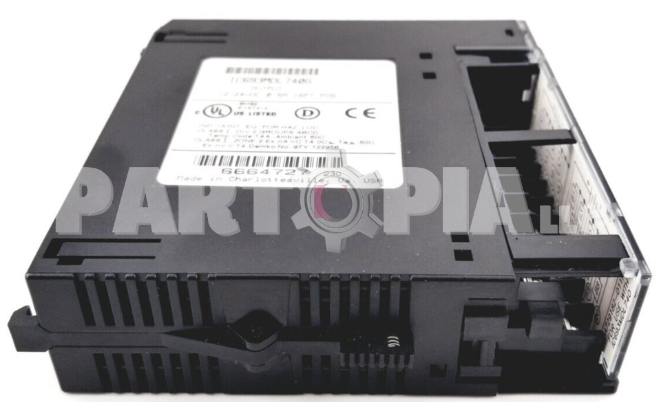 GE FANUC IC693MDL740G Output Module, 12/24Vdc, 0.5A, 16Pt, Positive Logic