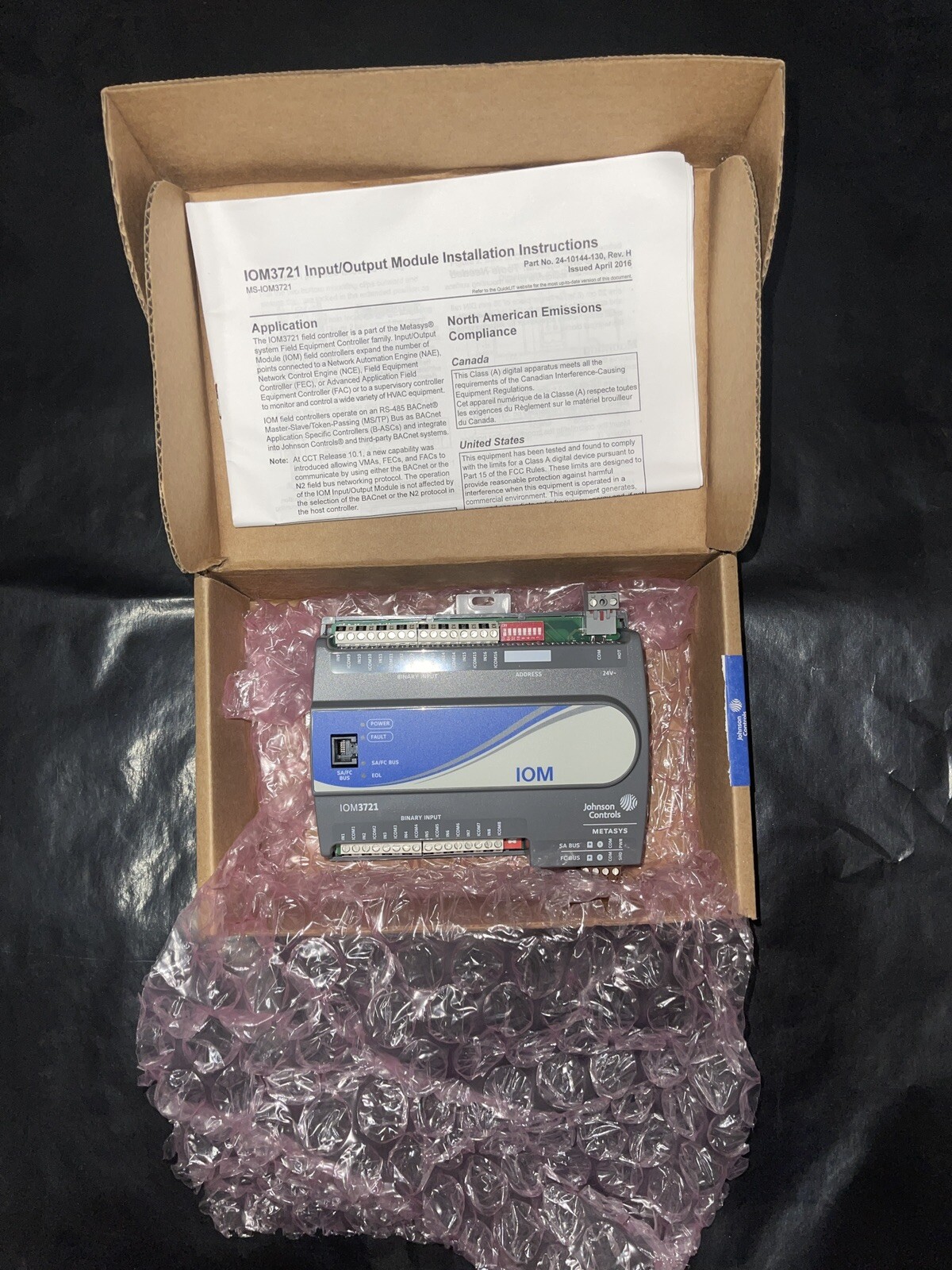 Johnson Controls MSIOM37210 PLC Input/Output Module ⚡️QUICK SHIPPING 🇺🇸