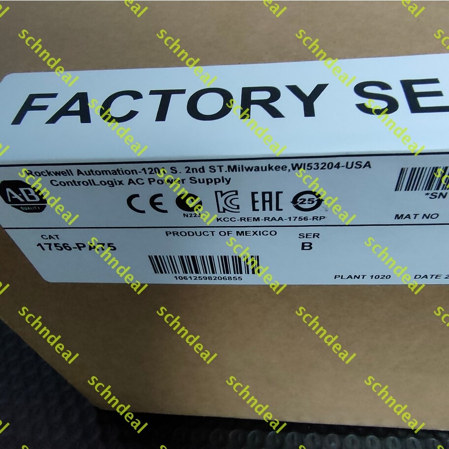 100%NEW 1756-PA75 /B Allen-Bradley ControlLogix AC Power Supply 1756PA75 US