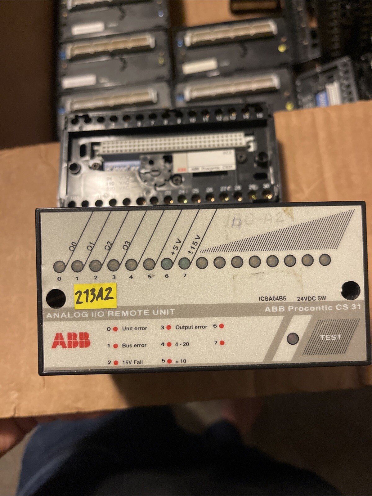 ABB Procontic CS31 Remote ICSA04B5 ABB FPR3341501R1042F with ECZ CS31