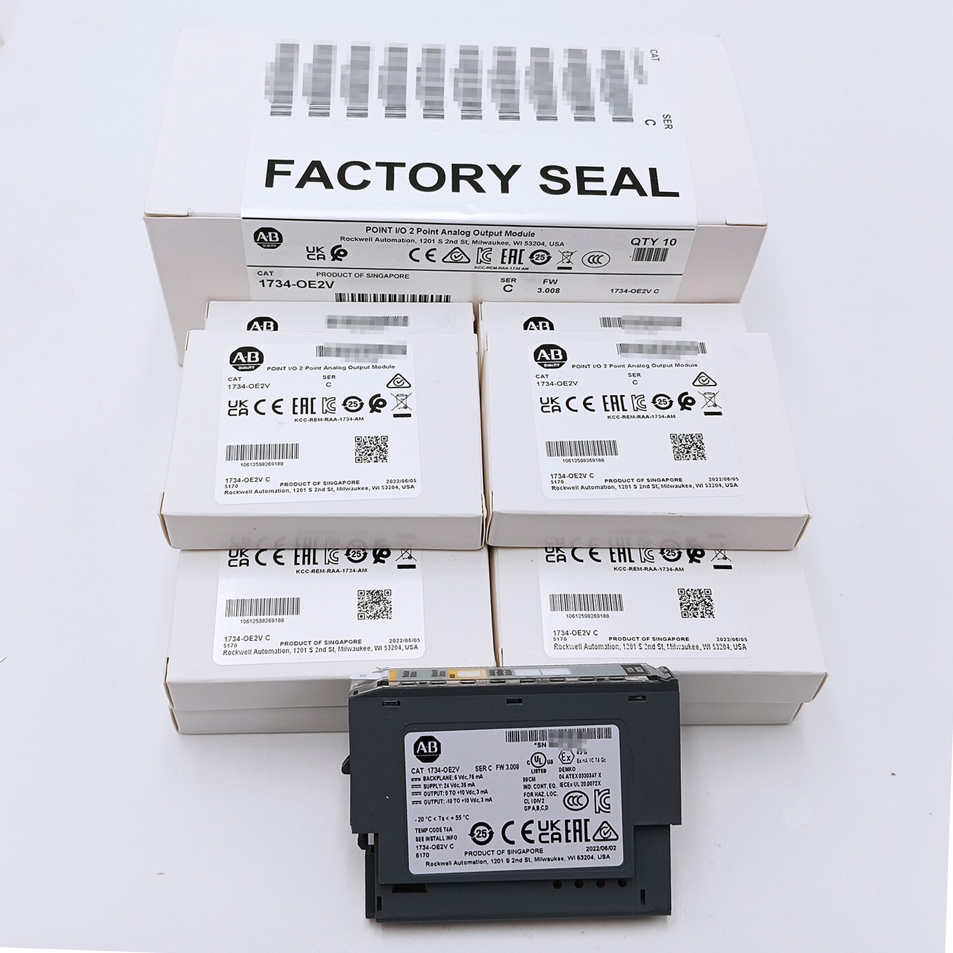 AB 1734-OE2V Allen-Bradley 1734OE2V Ser C Point I/O 2-Point Output Analog Module