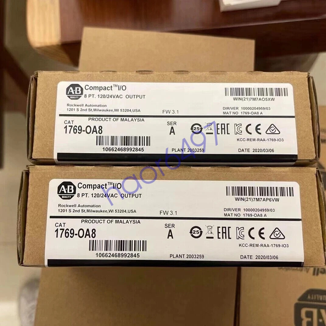 New Factory Sealed AB 1769-OA8 SER A FREE SHIP
