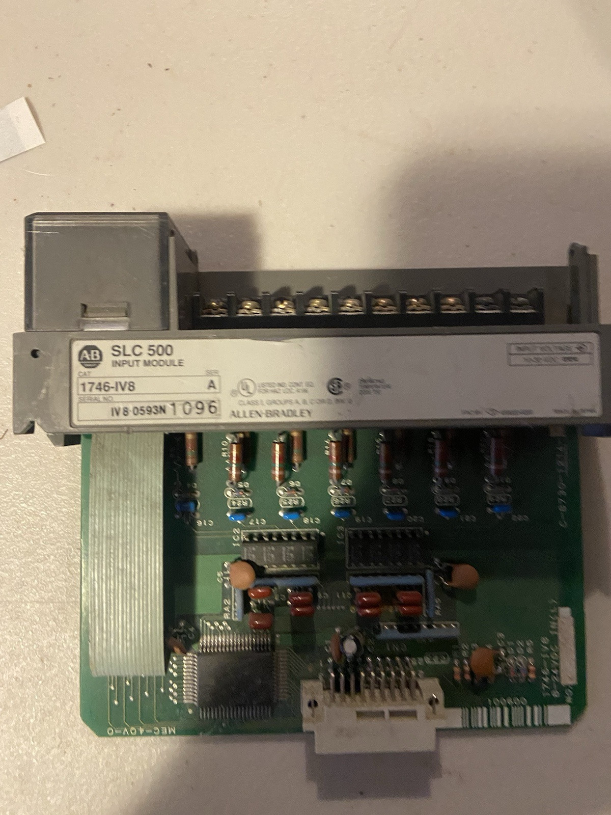 Allen-Bradley SLC 500 1746-IV8 Ser A Input Module