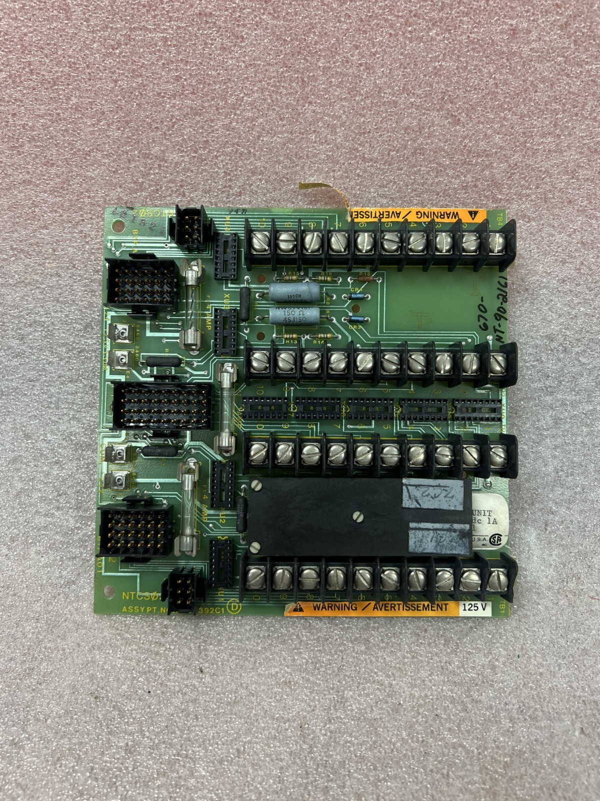 BAILEY 6635392C1 , CONTROL MODULE TERMINAL UNIT 3AMP 125 VDC, NEW* #217357