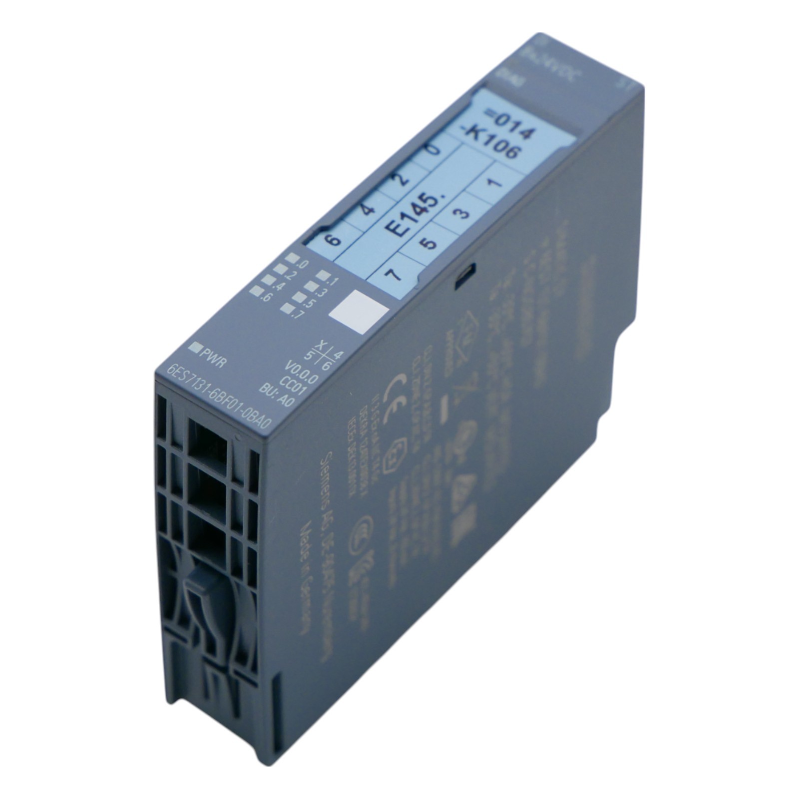 Siemens SIMATIC S7 6ES7131-6BF01-0BA0 E:03 V0.0.0 Input Module -used-