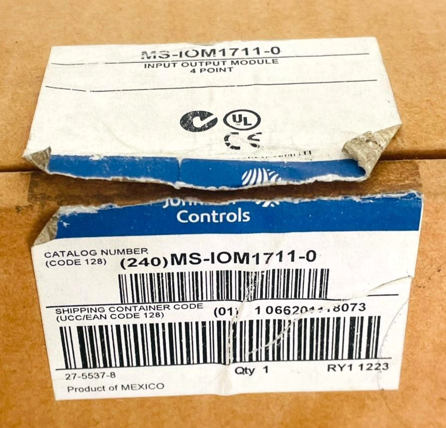 JOHNSON CONTROLS MS-IOM1711-0 Input Output Module