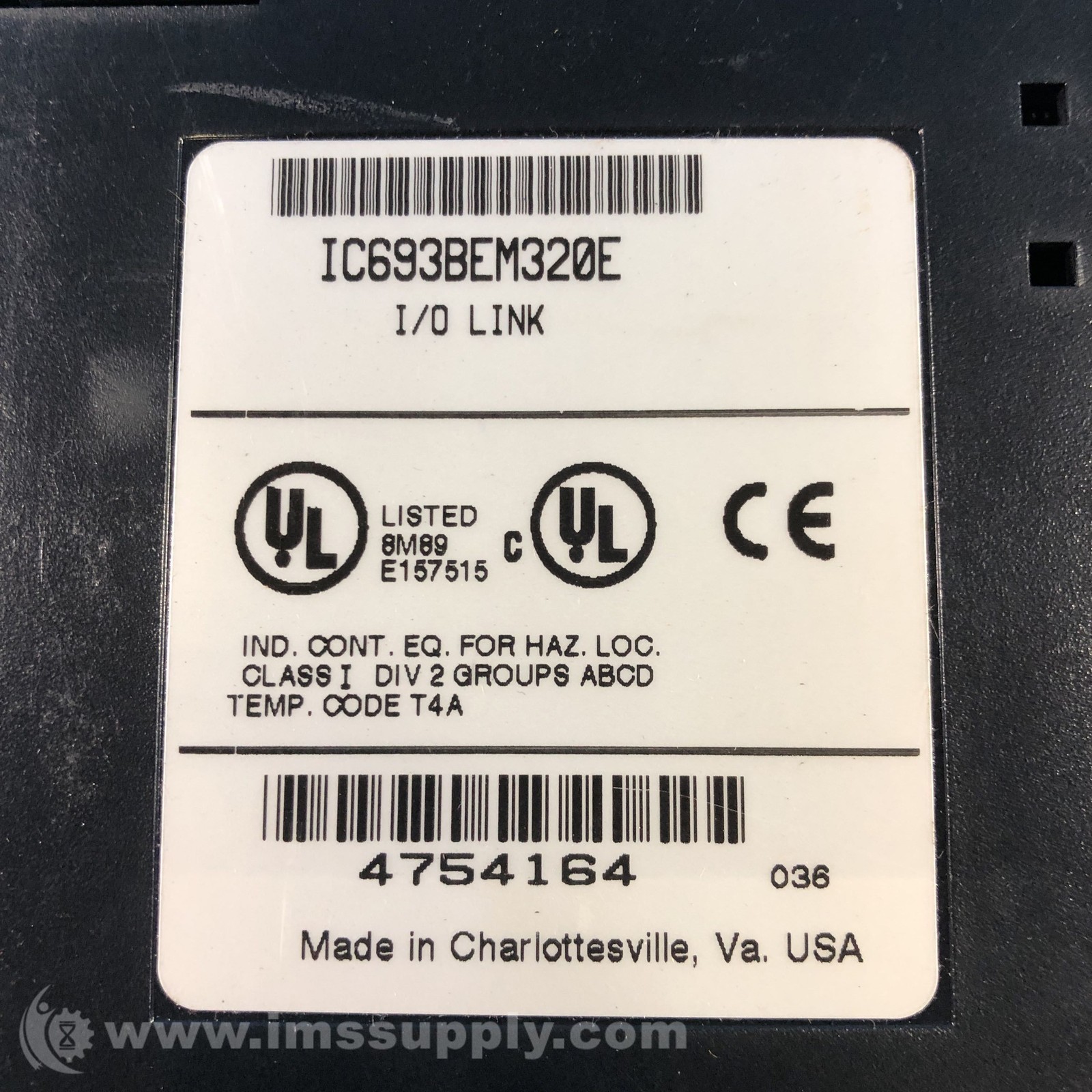 IC693BEM320E I/O Link Interface 32 or 64 I/O Points Series 90-30 RSIP