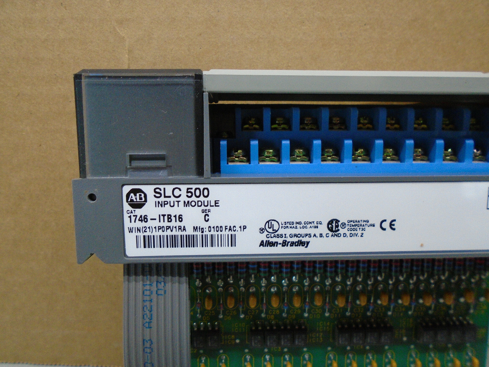 1746-ITB16 /C Allen Bradley SLC 500 Fast DC Sink Input Module 1746ITB16 W203