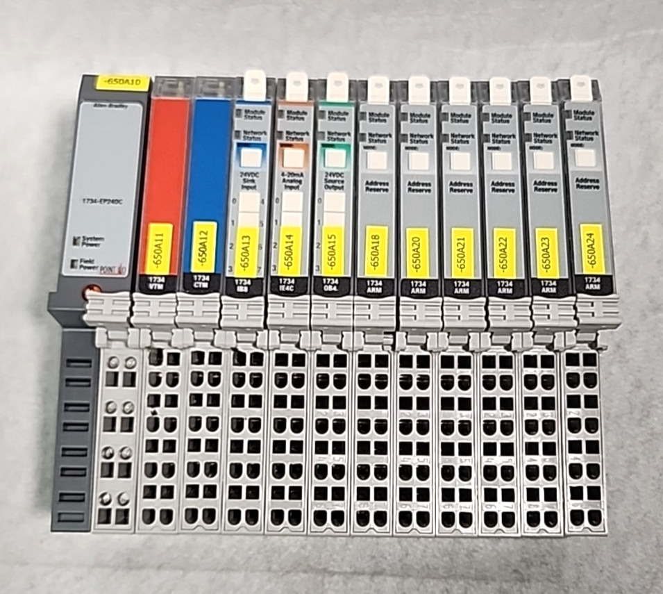 Allen-Bradley 1734-EP24DC Point I/O with Expansion Modules 1734-ARM, OB4, IE4C..