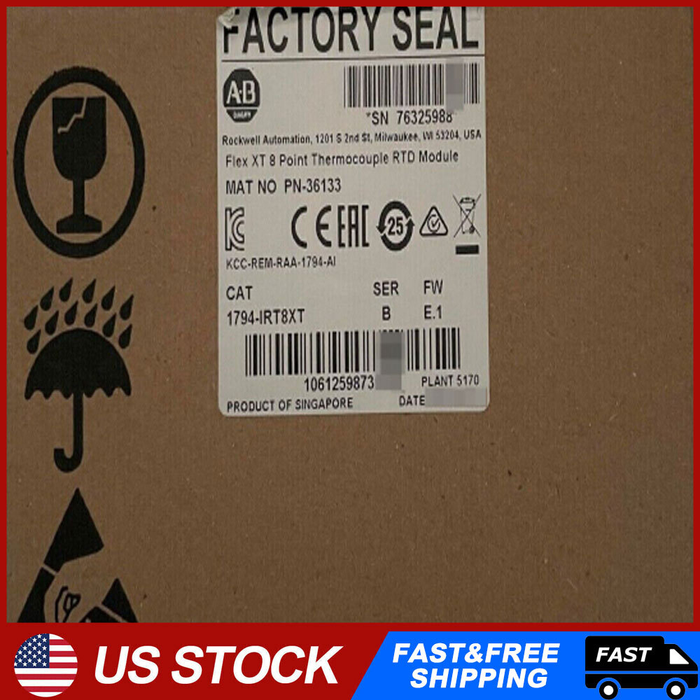New AB 1794-IRT8XT Factory Sealed 1794IRT8XT New in Box Free Shipping