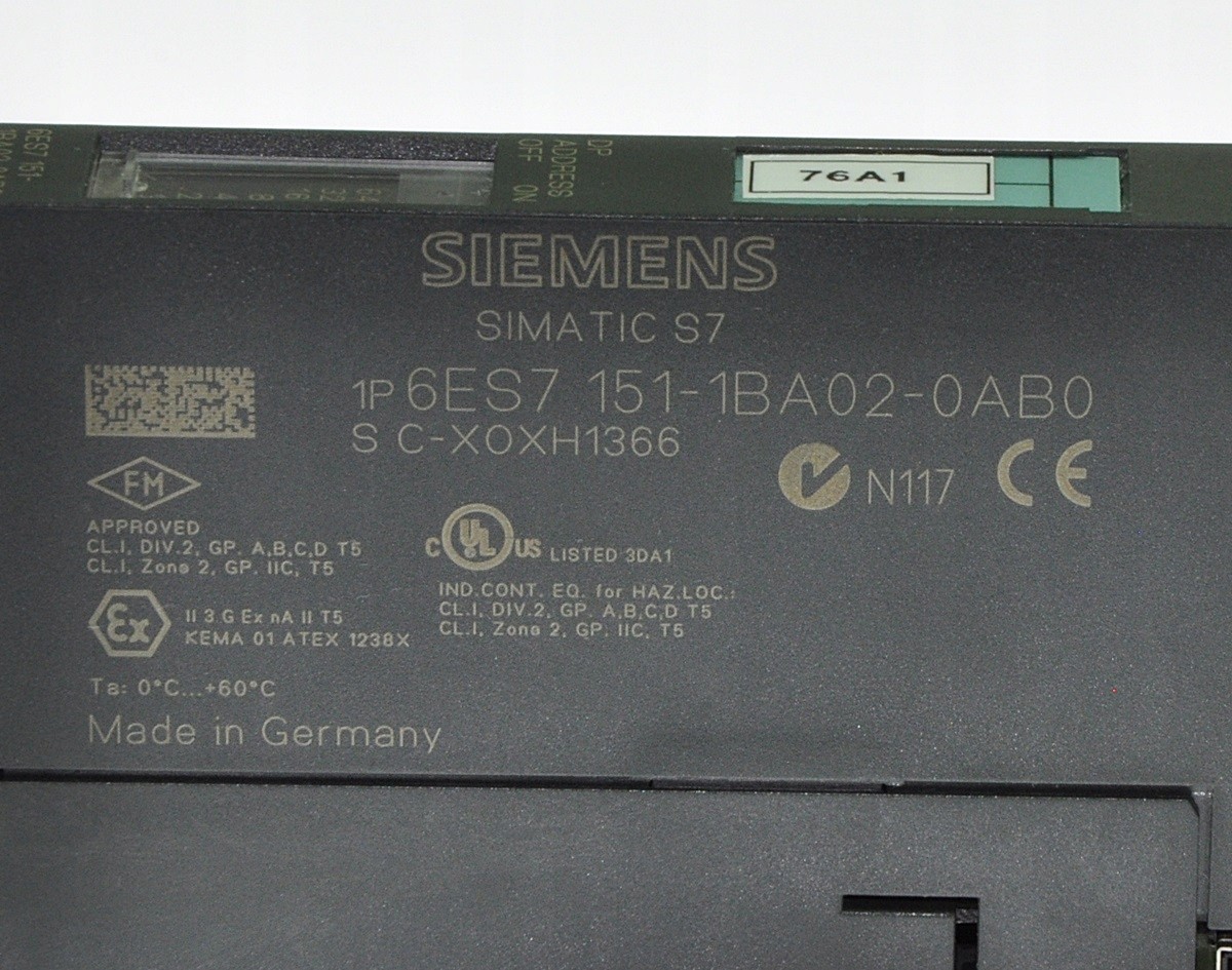 Siemens 6ES7 151-1BA02-0AB0 Interface Module IM151 High Feature