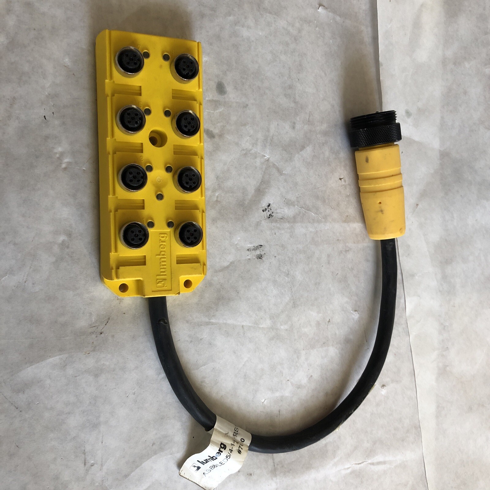 LUMBERG ASB 8/LED 5/4-14/RS120M DISTRIBUTION BOX MICRO 8PORT ASB 5 PIN, ,EE