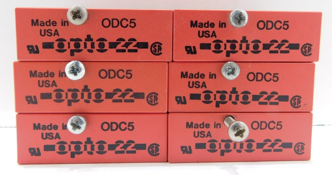 Lot of 6 Each OPTO 22 ODC5 Output Module