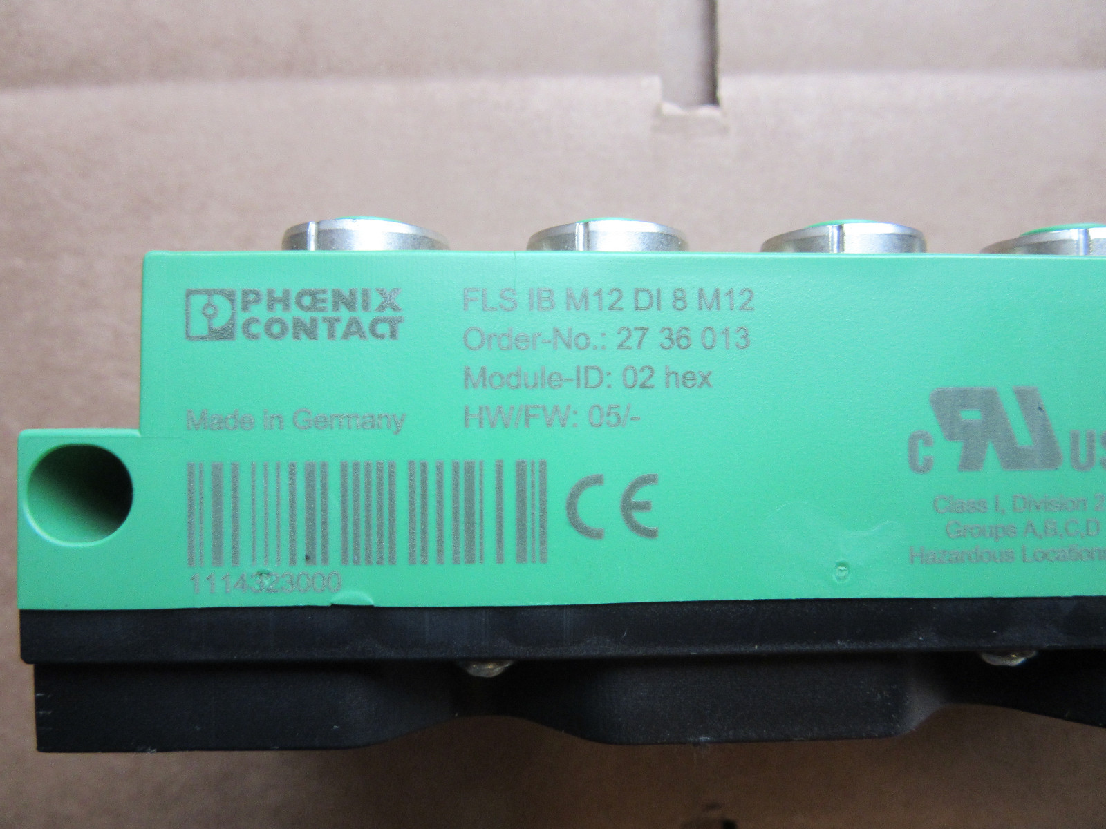 Phoenix FLS-IB-M12-DI-8-M12 Contact Digital Output Module NEW!!! Free Shipping