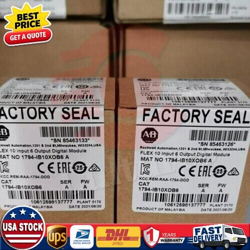 New Factory Sealed AB 1794-IB10XOB6 SER A Flex I/O Digital Combination Module