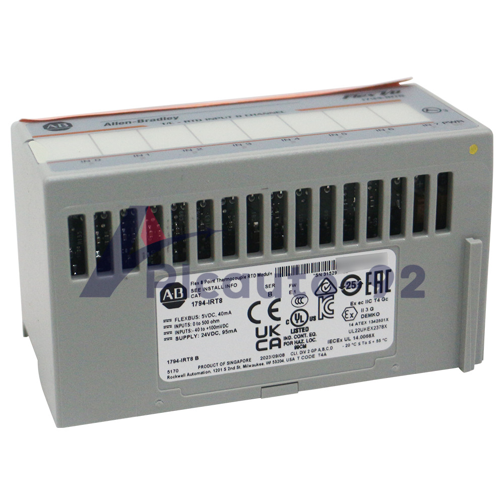 New Allen Bradley 1794-IRT8 /B Flex 8 Point Thermocouple RTD Module