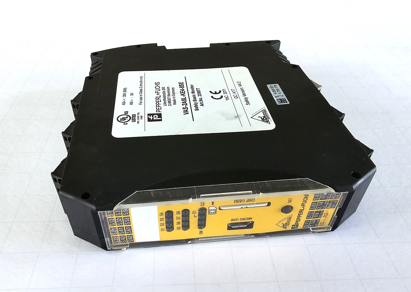 Pepperl + Fuchs VAS-2A8L-KE4-8SE Safety Relay 235077 – New