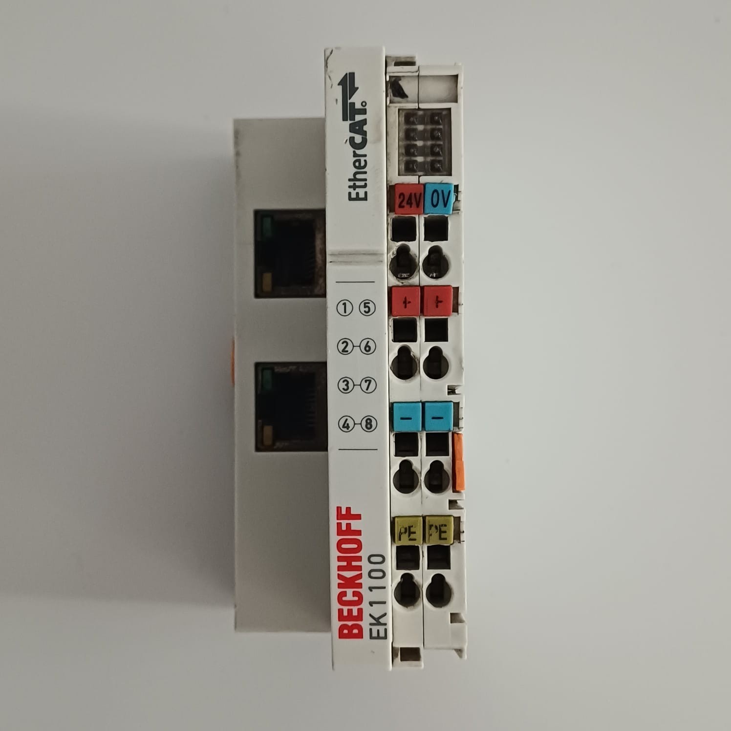 BECKHOFF EK1100 EtherCAT Bus Coupler Module Made in Germany Used