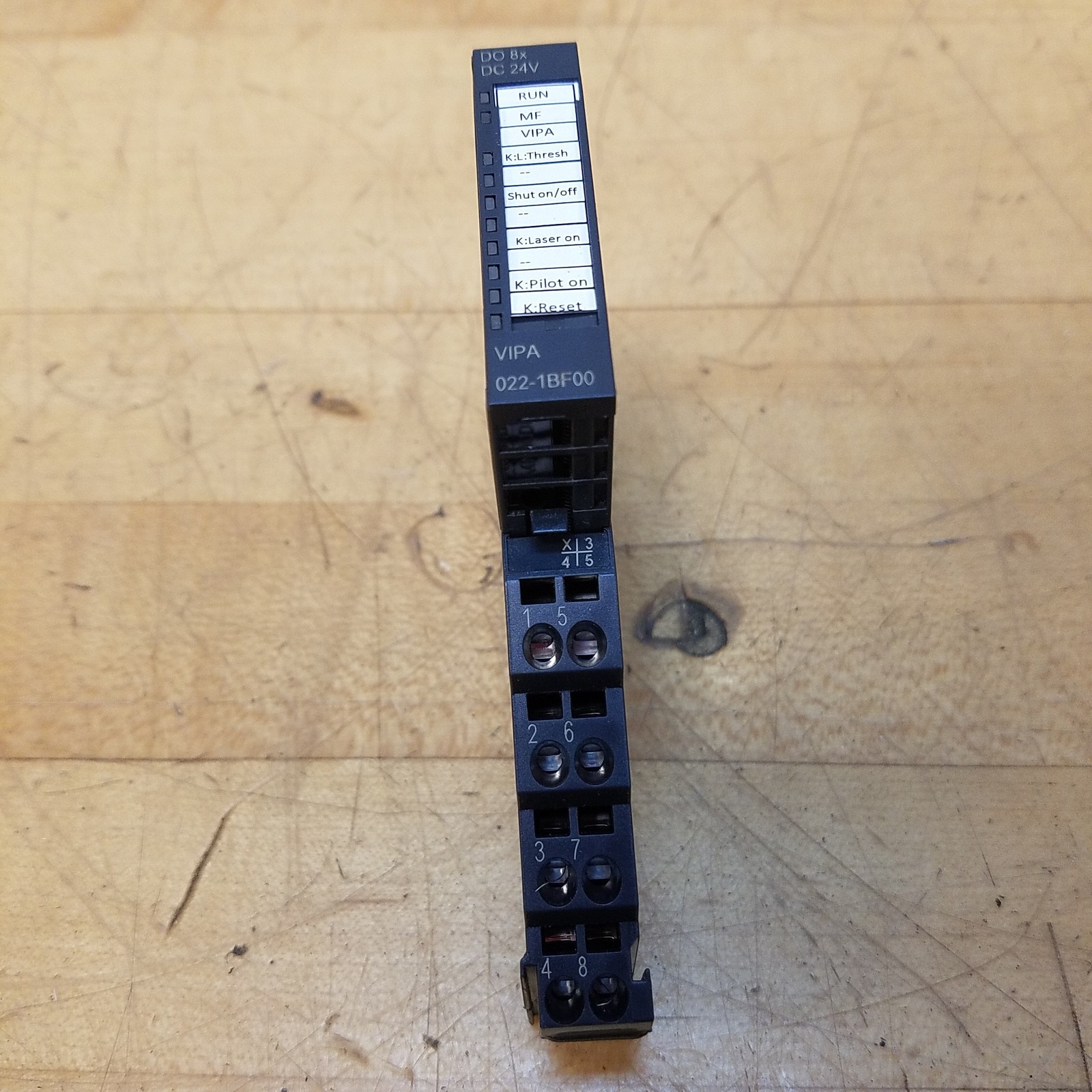 VIPA 022-1BF00 Digital Output Module, 24VDC, 0.5 Amp, 8 Digital Outputs – USED