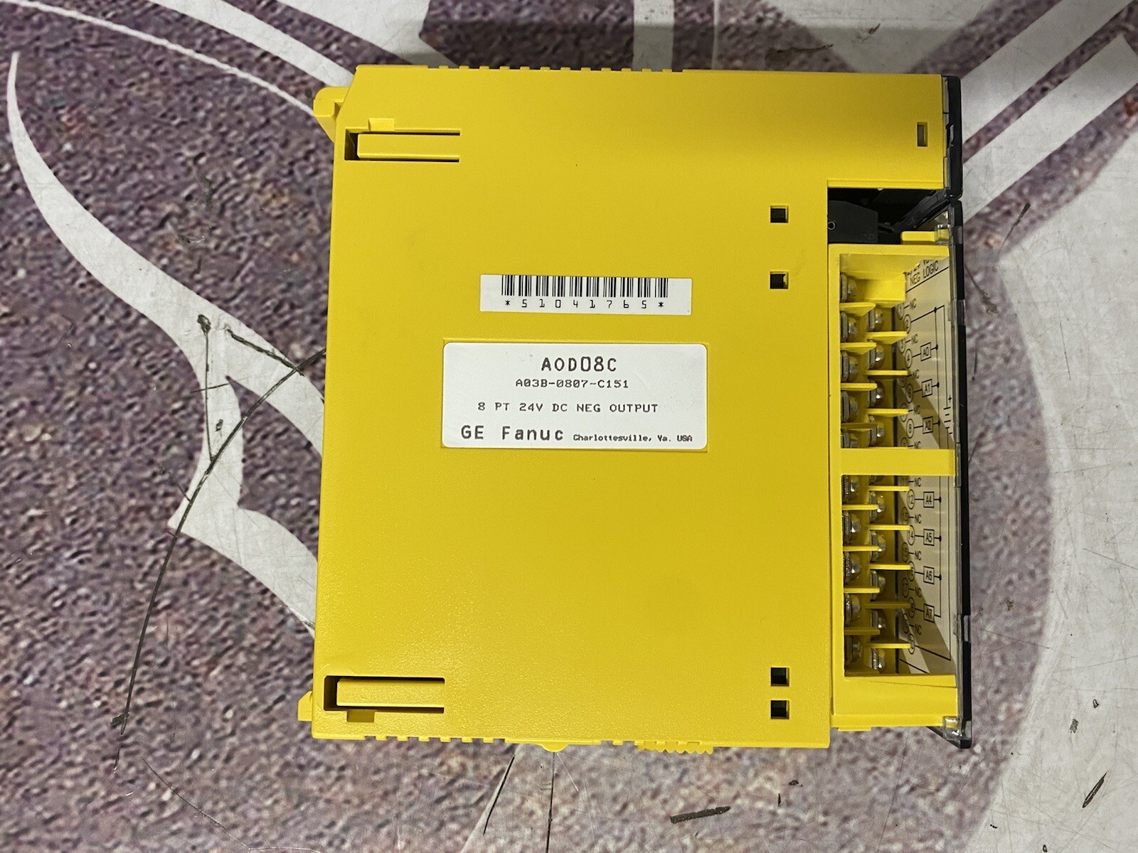 GE Fanuc A03B-0807-C151 Input Module 24VDC 8PT (A0D08C)