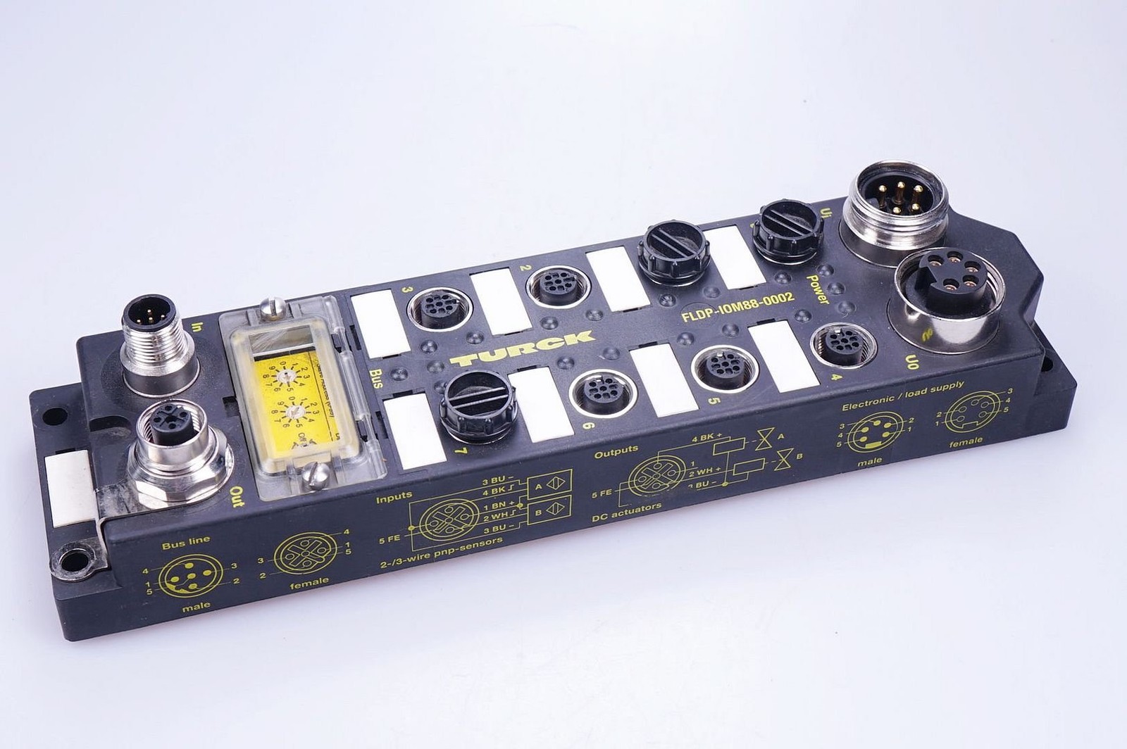 TURCK FLDP-IOM88-0002 6825323 Compact Field Module Bus I/O For PROFIBUS-DP