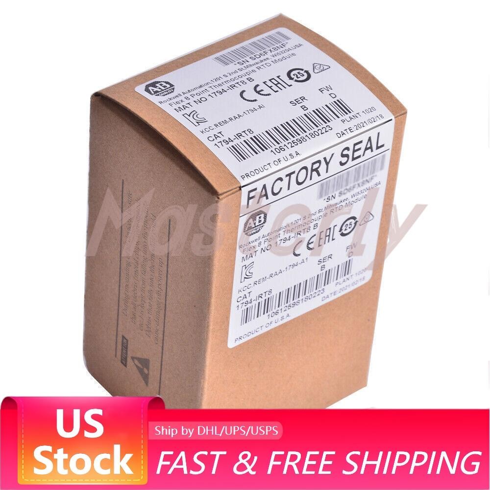 NEW Sealed Allen-Bradley Flex 8 Point Thermocouple RTD Module 1794-IRT8