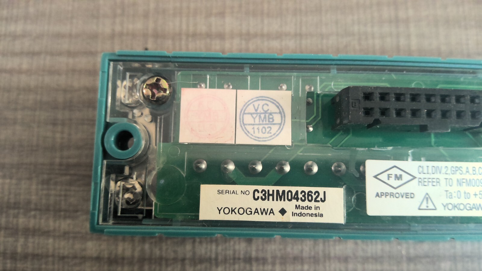 YOKOGAWA ATT4S-00 S2 I/O Module C3HM04362J TEMP CODE CLI-DIV2 GPS A, B, C, D T4