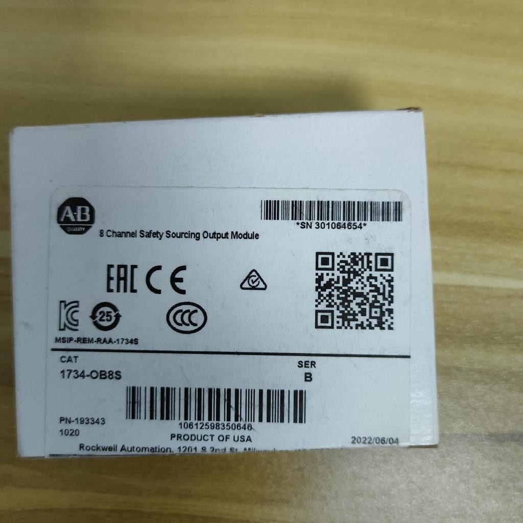 2023 New AB 1734-OB8S 1734OB8S Point I/O 8 Channel Safety Sourcing Output Module