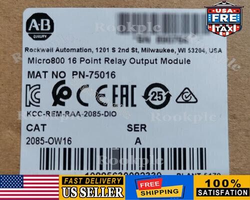 2085-OW16 Allen Bradley Micro800 16 Point Relay Output Module New 2085OW16