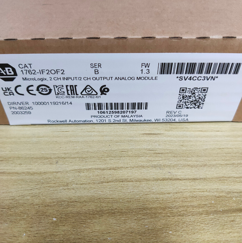 1762-IF2OF2 New Sealed Allen-Bradley 1762IF2OF2/B MicroLogix 1200 I/O Module