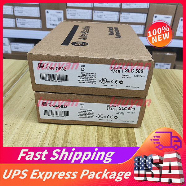AB 1746-OB32 Allen-Bradley Ser D SLC500 Output Module 1746OB32 New Sealed TX