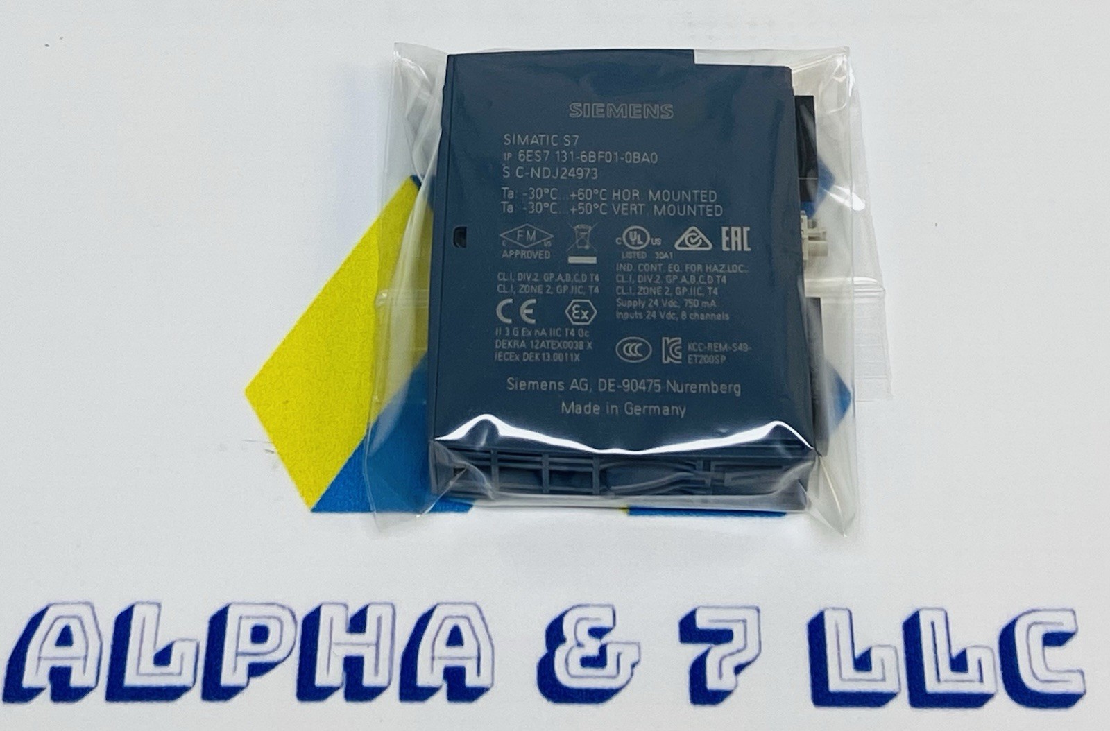 Siemens SIMATIC ET 200SP Digital Input Module 6ES7131-6BF01-0BA0