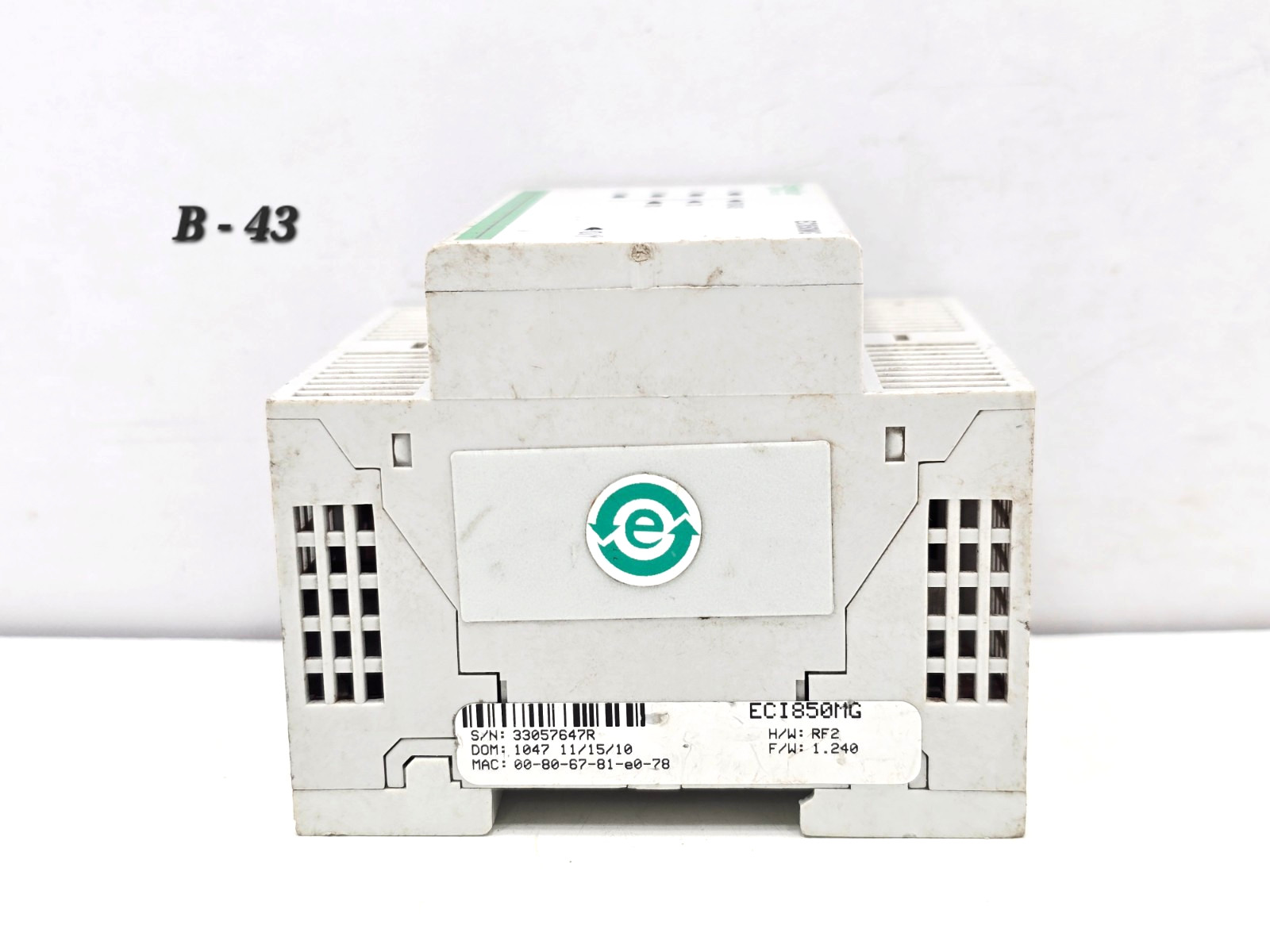 ECI850MG SCHNEIDER ELECTRIC POWER LOGIC PLC MODULE