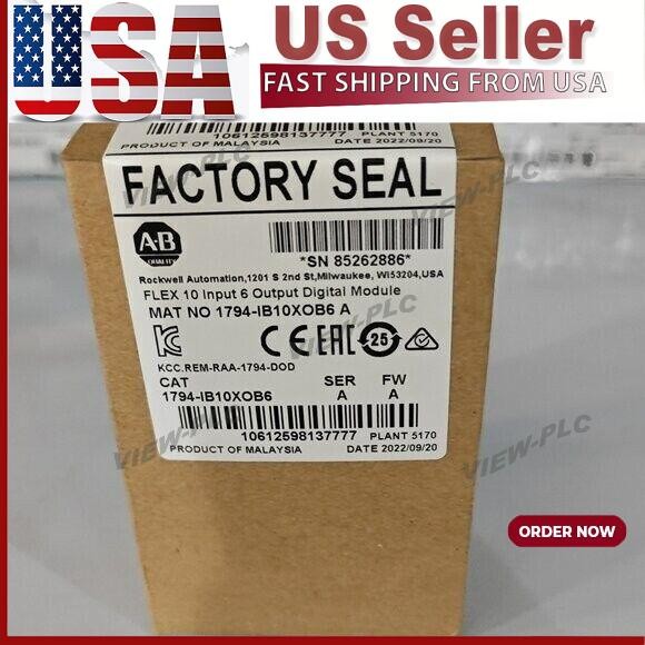 New Factory Sealed AB 1794-IB10XOB6 SER A Flex I/O Digital Combination Module