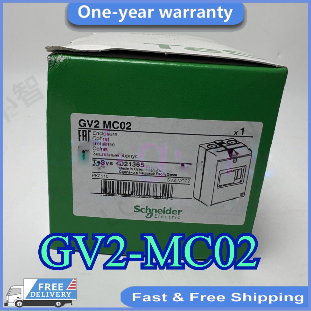 GV2-MC02 NEW Schneider Breaker Enclosure, Control White IP55 Good quality