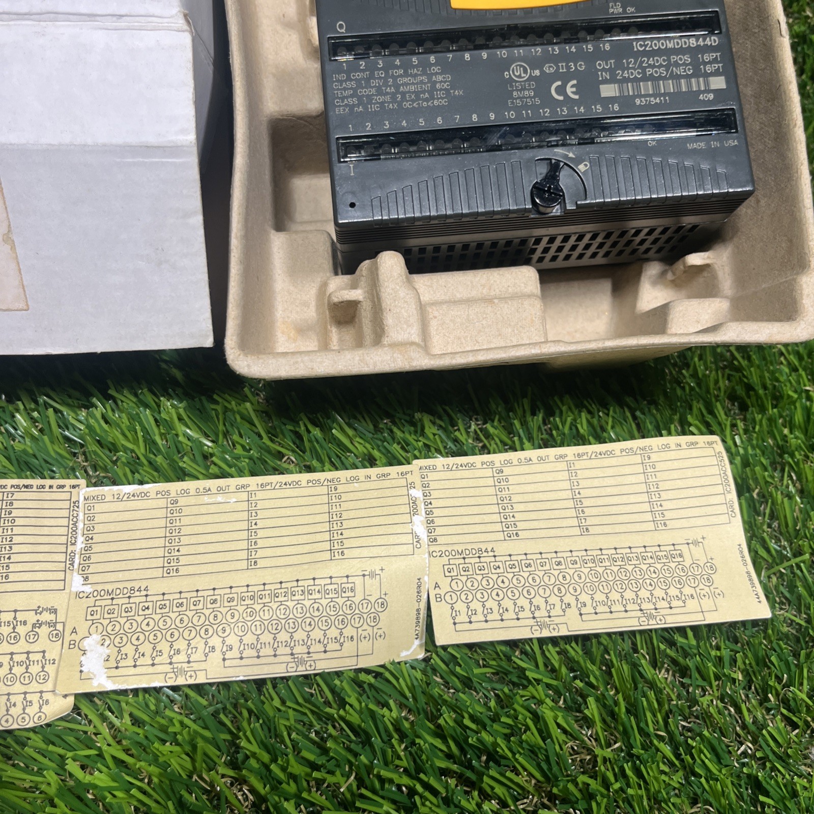 Ge Fanuc IC200MDD844D Input and Output Module Class 1 – Not Tested